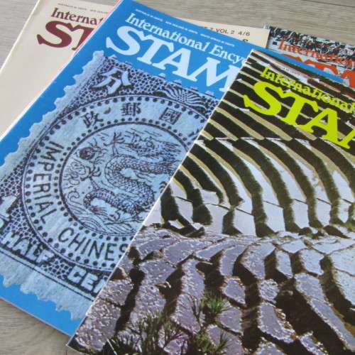Encyclopedia of stamps set - Complete A-Z of stamps - 52 Booklets
