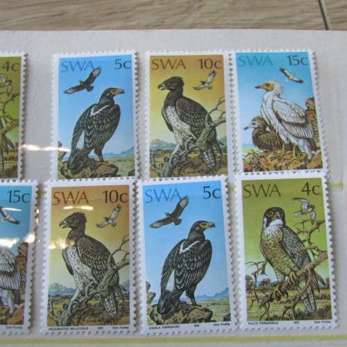 Lot of 116 South West Africa mint stamps in folders