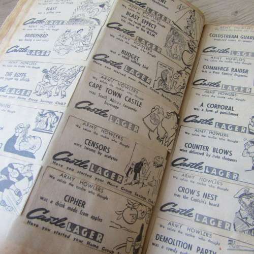 Scrapbook with large variety of WW2 period comic strips