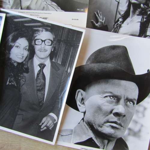 Lot of 14 photos of vintage Movie Stars - promotional material