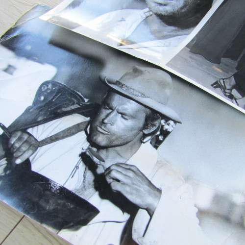 Lot of 14 photos of vintage Movie Stars - promotional material