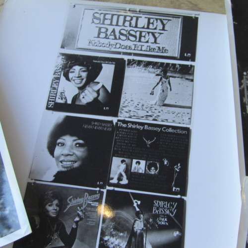 Lot of 10 vintage photos of singers and rock stars