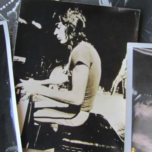 Lot of 10 vintage photos of singers and rock stars