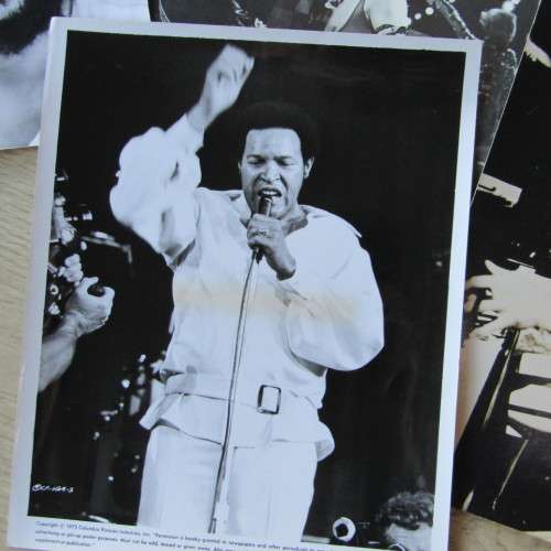 Lot of 10 vintage photos of singers and rock stars