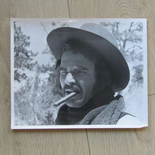 Lot of 12 vintage photos of Paul Newman, Charles Bronson and Burt Reynolds - promotional material