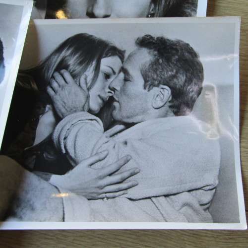 Lot of 12 vintage photos of Paul Newman, Charles Bronson and Burt Reynolds - promotional material