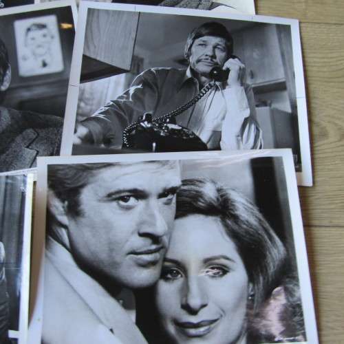 Lot of 12 vintage photos of Paul Newman, Charles Bronson and Burt Reynolds - promotional material