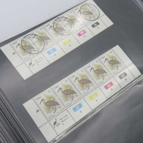 First day cover album with 78 pages and 46 first day covers and control blocks