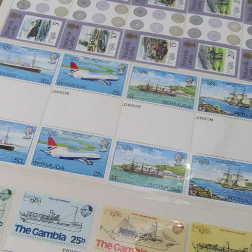 Album with over 1000 stamps - Ascension, Basutoland, Lesotho, Botswana and more