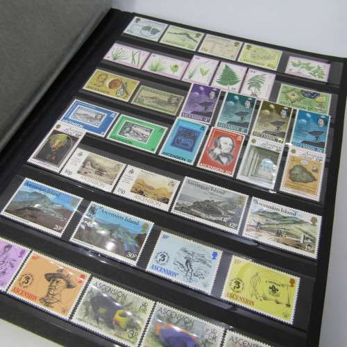 Album with over 1000 stamps - Ascension, Basutoland, Lesotho, Botswana and more