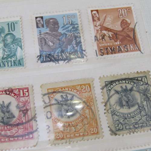 Album with over 1000 stamps - Ascension, Basutoland, Lesotho, Botswana and more