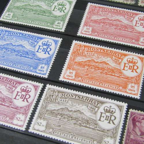Stamp Album with over 1100 stamps - mint and used - some very good sets with album