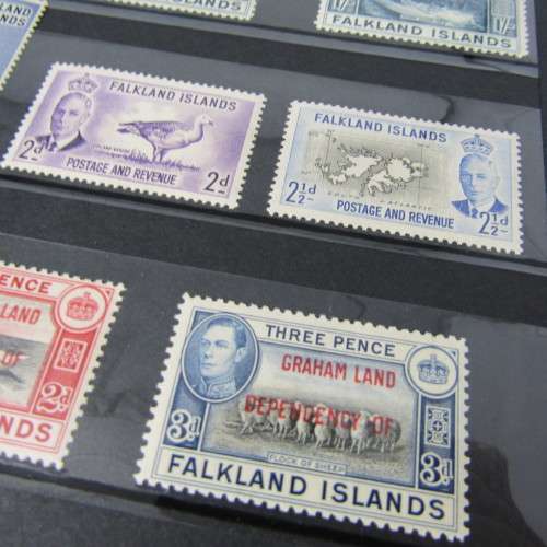 Stamp Album with over 1100 stamps - mint and used - some very good sets with album