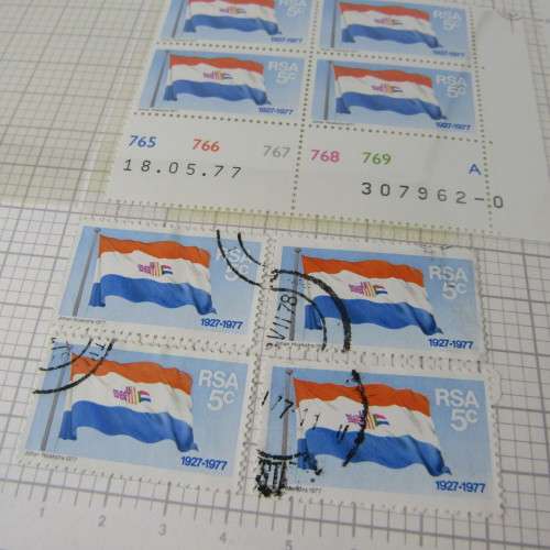 Republic of South Africa Stamp album with over 1800 stamps - used and mint - very nice starter lot