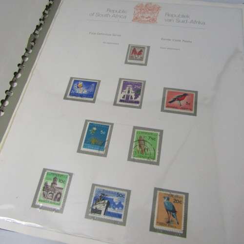 Republic of South Africa Stamp album with over 1800 stamps - used and mint - very nice starter lot