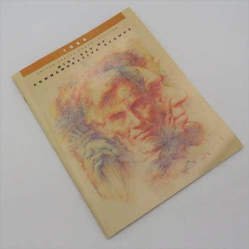 1986 USA mint set of commemorative stamps in brochette