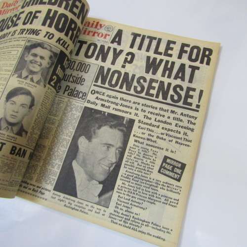 Daily Mirror and Sunday Pictorial 1960 magazine