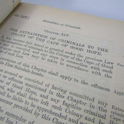 Laws of the Orange River Colony 1901