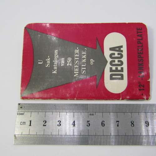 Your pocket cataloque of 250 classics on Decca booklet