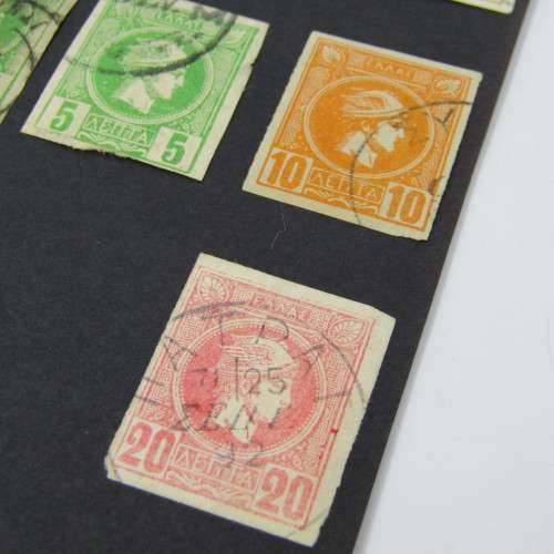 Page with 46 Greek stamps - used