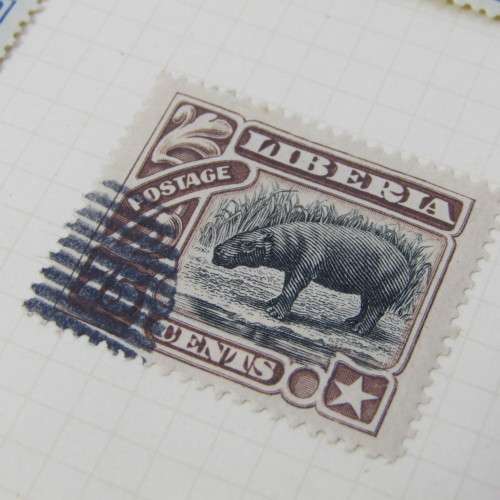 Lot of 17 Liberia stamps - mint and used hinged