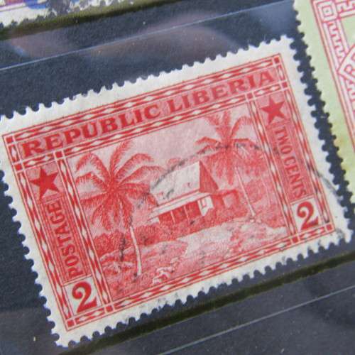 Lot with 29 Liberia stamps - mint and used hinged