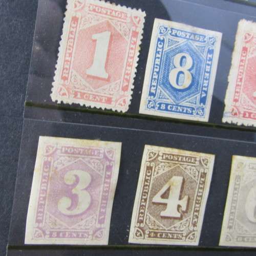Lot with 29 Liberia stamps - mint and used hinged