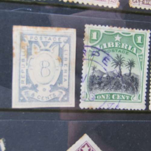 Lot with 29 Liberia stamps - mint and used hinged