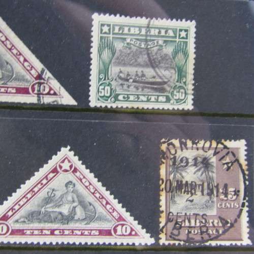 Lot with 29 Liberia stamps - mint and used hinged