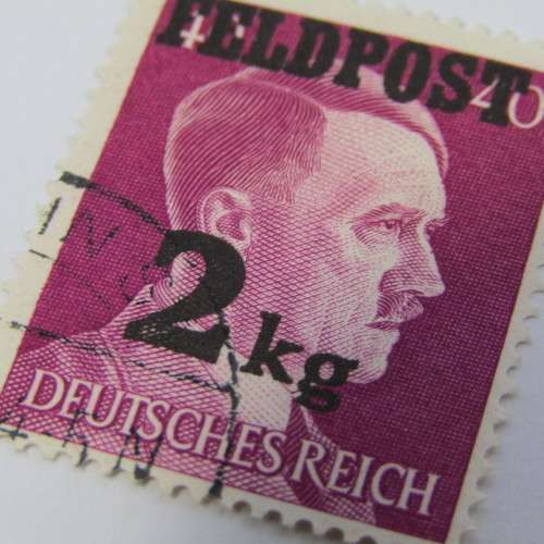 Deutsches Reich 40 Pfennig Feld post stamps - pair mint and single used