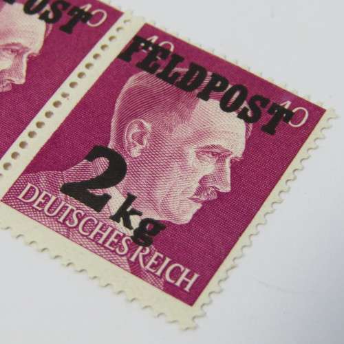 Deutsches Reich 40 Pfennig Feld post stamps - pair mint and single used
