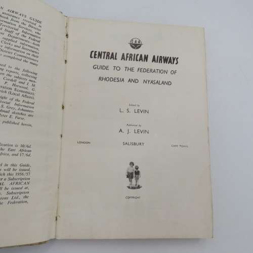 1957 July issue Central African Airways Guide to the Federation of Rhodesia and Nyasaland