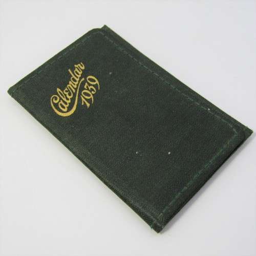 Vintage 1939 Calendar booklet by The Savoy Hotel Madeira