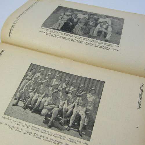 WW2 Prisoners of War info booklet - April 1945 with postal cover - corner tear