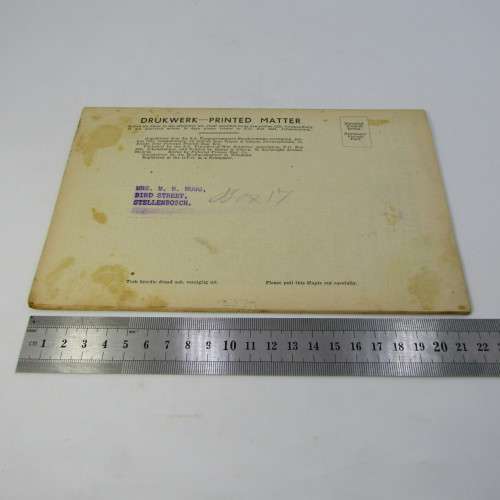 WW2 Prisoners of War info booklet - April 1945 with postal cover - corner tear