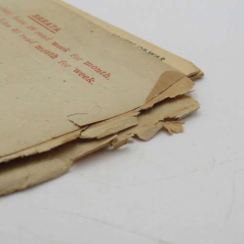 WW2 Information newspaper - Our prisoners of War January 1943 - loose outer pages