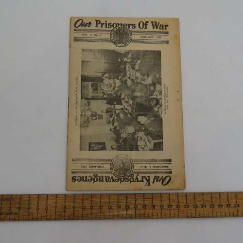 WW2 Our Prisoners of War February 1945 Information booklet with postal cover