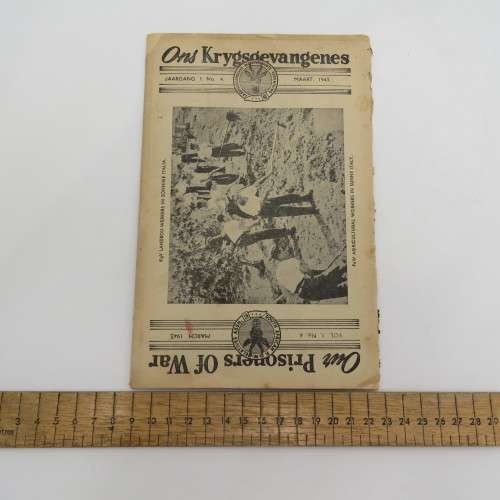 WW2 Our Prisoners of War March 1943 Booklet with postal exterior