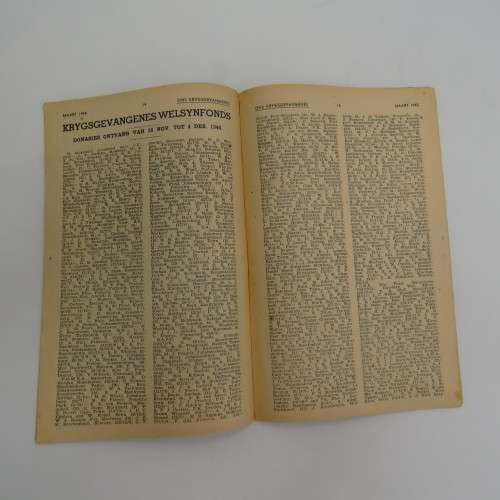 WW2Our Prisoners of War information booklet - March 1945 with postal exterior