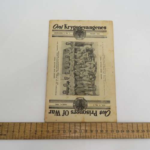 WW2Our Prisoners of War information booklet - March 1945 with postal exterior