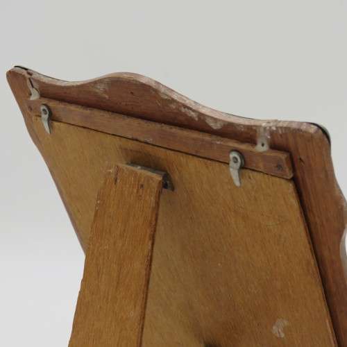 Antique EPNS frame on wooden backing