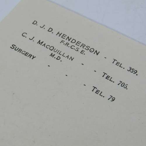 1945 Vaccination proof for smallpox