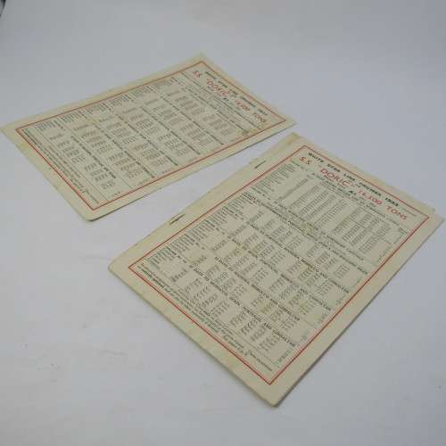 1933 pampflet White Star Line Cruise (loose outer pages)