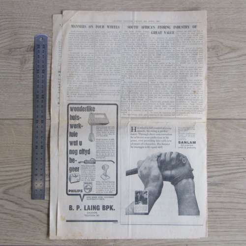 1967 Newspaper Caledon-Venster interesting reports