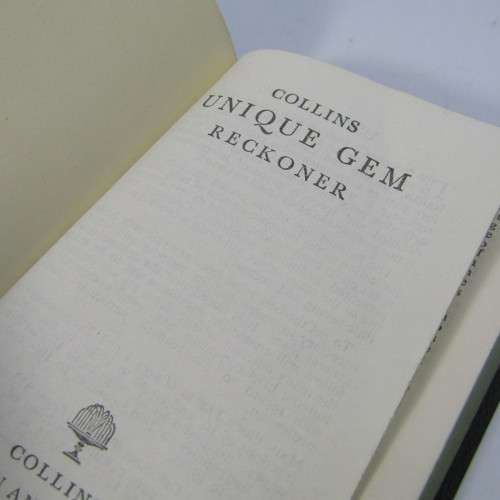 Collins Unique Gem Reckoner - 1953 edition