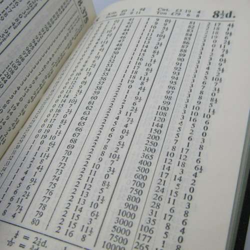 Collins Unique Gem Reckoner - 1953 edition