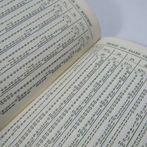 Collins Unique Gem Reckoner - 1953 edition