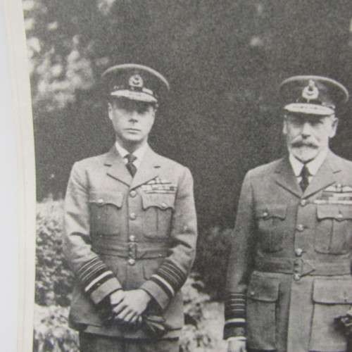 Photo of 3 Kings of England - Edward 8, George 5, George 6 in military uniforms