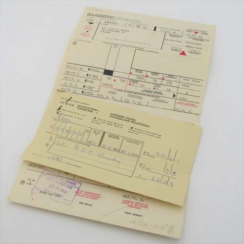 South African Revenue - 1960 Tax Assessment and payment advice