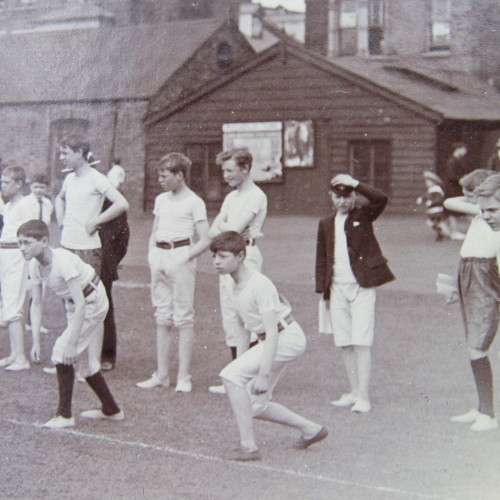 Antique original photo of School Sport at St. Alban 1905